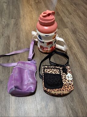 Hydrojug  Water Bottle with three Crossbody Pouches